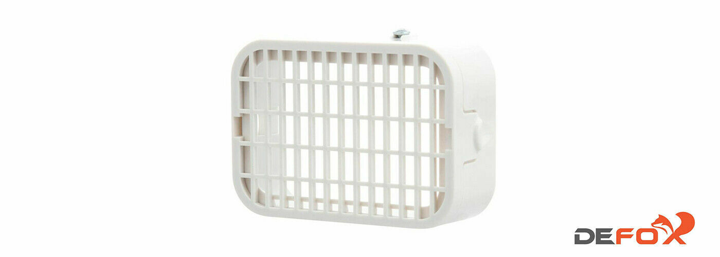 White Vinyl Rodent Guard 3 in x 4 in Keep Rat Rodent Out Water