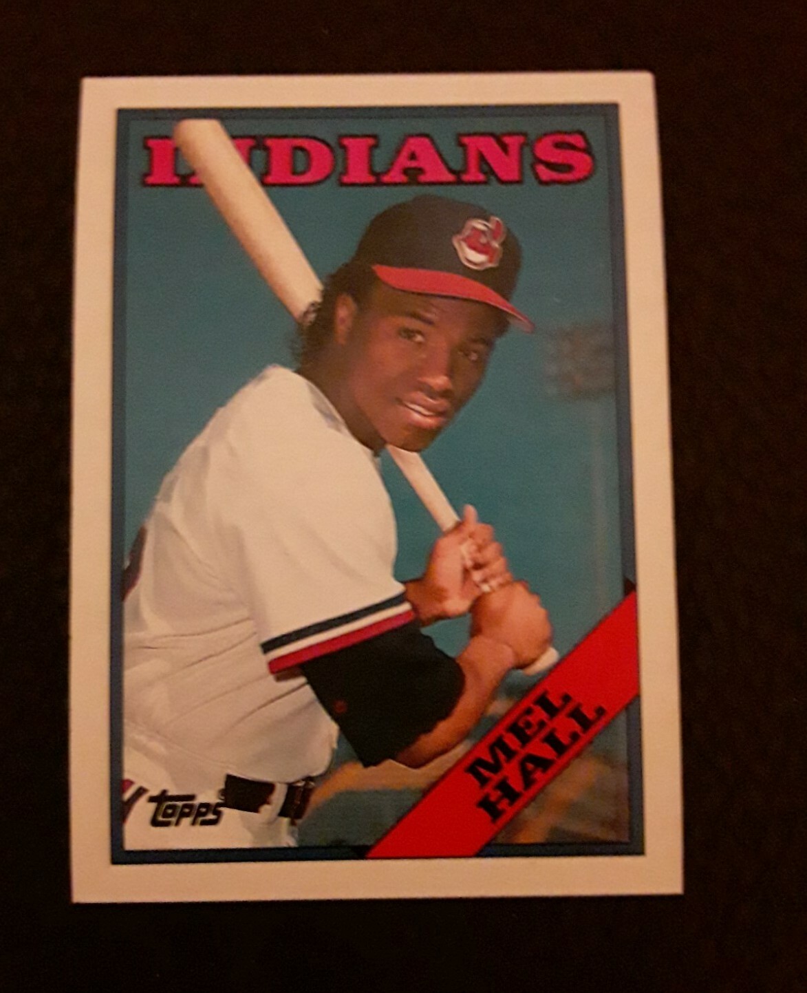 1988 Topps MEL HALL Baseball Card #318. CLEVELAND INDIANS. | eBay
