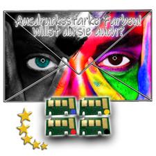 4x RESET CHIP C+M+Y+K für SAMSUNG CLP-680 kompatibel zu CLT-P506C
