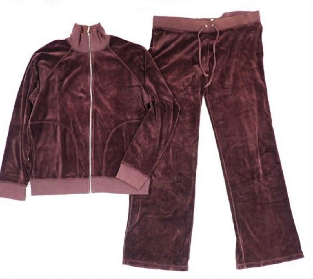 dark brown juicy couture tracksuit