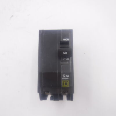 Square D 50A DP-4075 w/Flag Type QO 2-Pole Circuit Breaker 120/240V