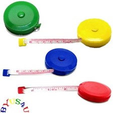 MEASURING TAPE RETRACTABLE 60 inch 150 cm COMPACT TRAVEL SEWING CRAFT 3pc SALE