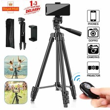 Stretchable Camera Tripod Stand Phone Holder For iPhone Samsung Sony+ Bag UK