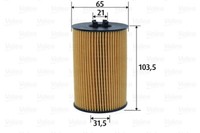 Valeo 586617 ÖLfilter FüR Vw Audi Seat Skoda