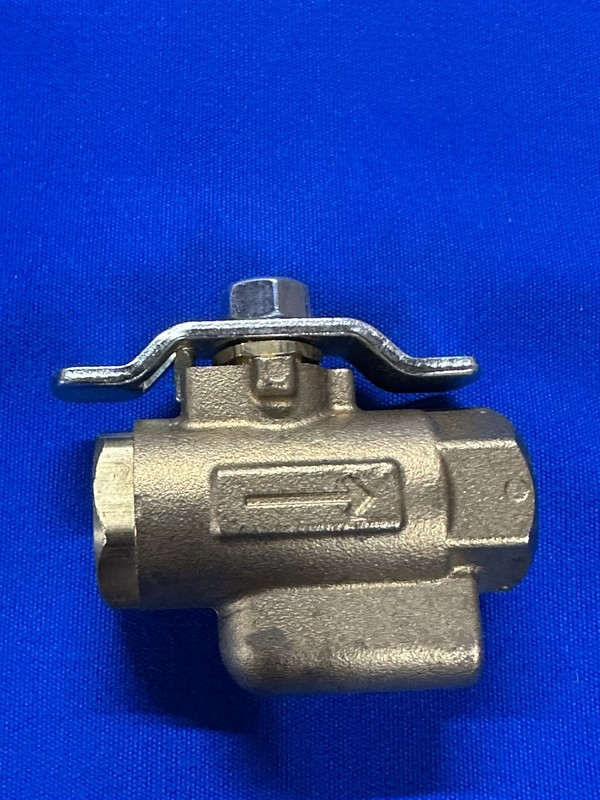 3/8” NPT Brass ball valve