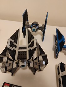 Lego Star Wars lot Tie fighters 7263, 6206, 8017, and 8087 Rare Complete Read