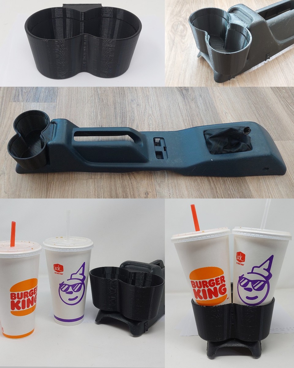 DUAL Cup Holder 1988-1989 Honda Civic WAGON Rear Ash Tray EE2 trim