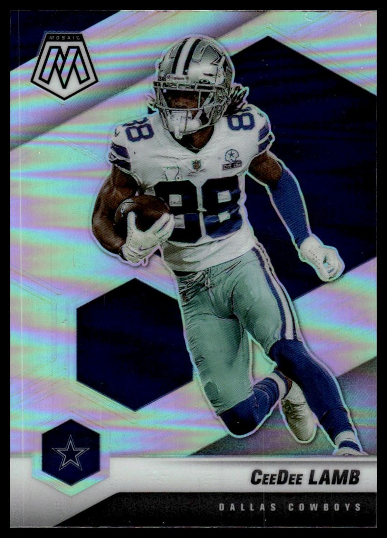 2021 Panini Mosaic CeeDee Lamb #62 Prizm Silver