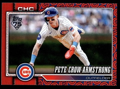 2026 Topps Series 1 Pete Crow Armstrong #196 Team Boarder Variation SP Cubs