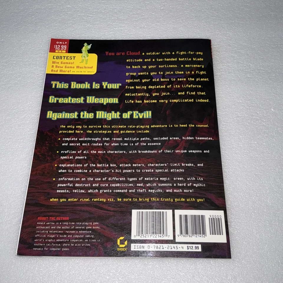 Final Fantasy VII 7 Sybex Softcover Strategy Guide Book PS1 Used VGC Rare Book - Image 2 of 4