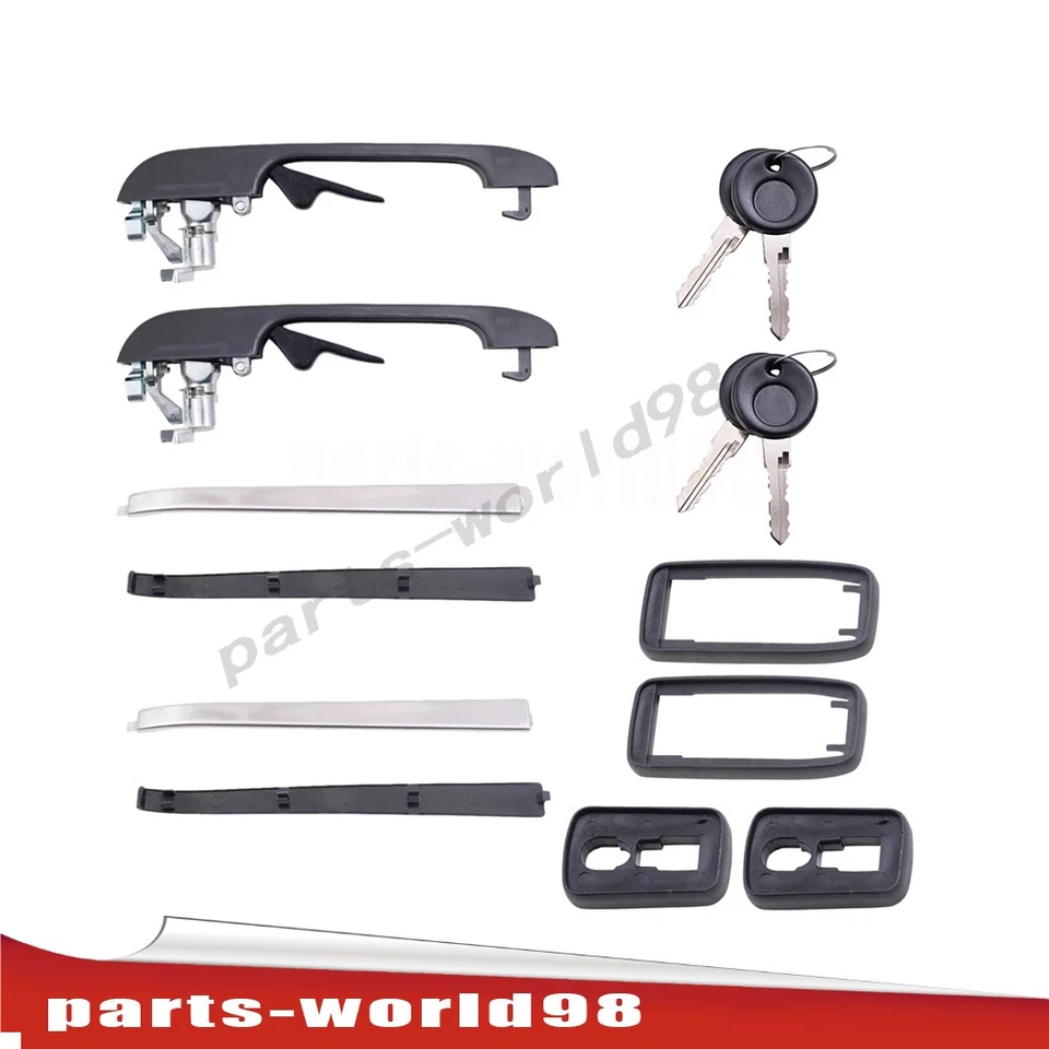 Manija de la puerta exterior delantera derecha+derecha del conductor para Volkswagen Golf GT 1987-1988 Foto 3 de 4