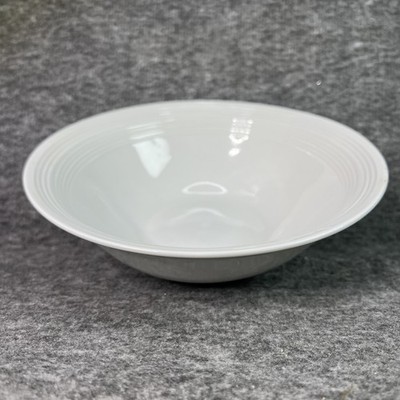 Gibson Home Embossed Rim Ceramic 7  Cereal Soup Bowl in White Replacement