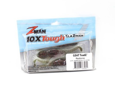 Zman Soft K�der Goat ToadZ 4 Zoll 3/Pack Redbone (3062)