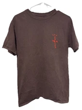 TRAVIS SCOTT CACTUS JACK T-Shirt Brown M CJ Japan Blue Graphic 2021 T-Shirt