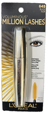 L'Oreal Mascara Voluminous Million Lashes #645 Black Noir