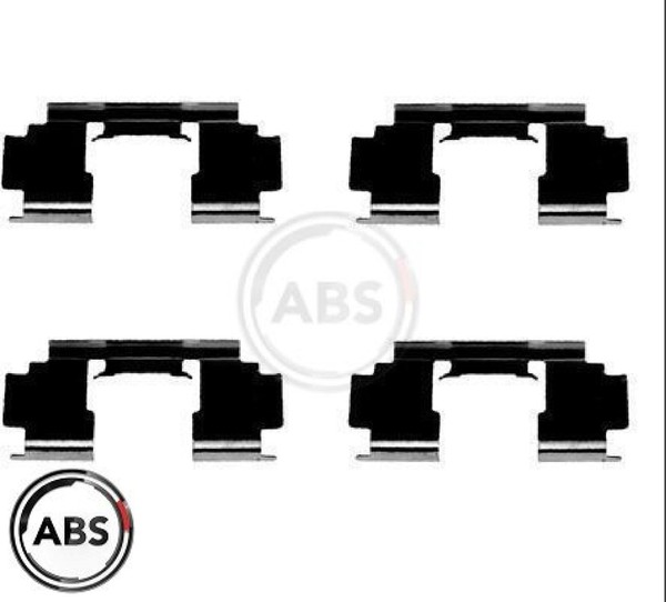 A.B.S. 1276Q ZubehöRsatz FüR Scheibenbremsbelag ZubehöRsatz Bremsbelag-image