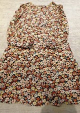 PAPAYA  Dress Size 16  A line flattering fit and flare print  Holiday tp114/19#