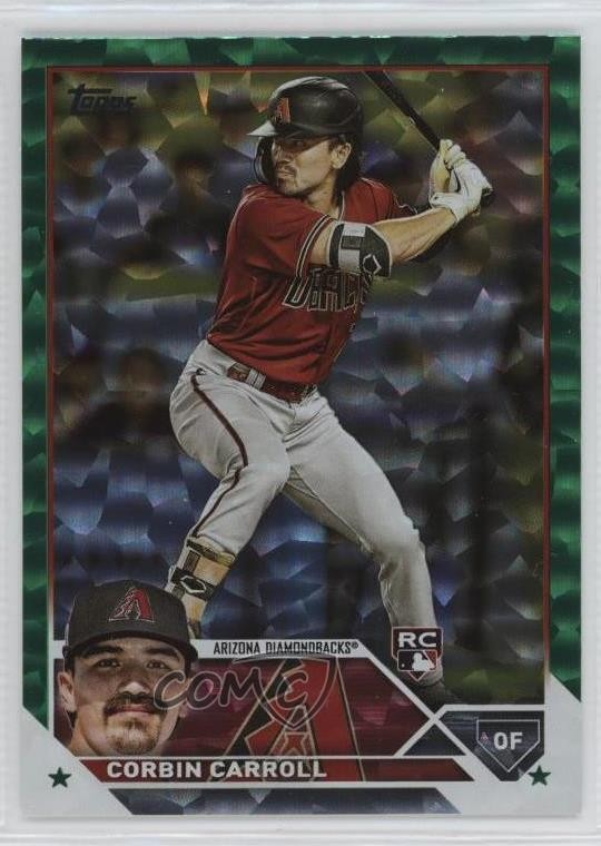 2023 Topps Series 2 Green Foil /499 Corbin Carroll #401 0d94