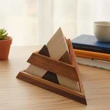 Luxor Egyptian Pyramid - Wooden Puzzle Brain Teaser