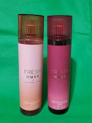 Fresh Musk & Fruity Musk - Bath&Body Works, Retired, FULL; NEW