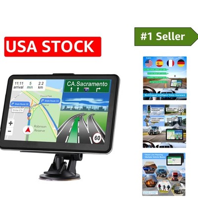 GPS Navigator for Trucks - 7-Inch Touchscreen with Intelligent Voice Features
