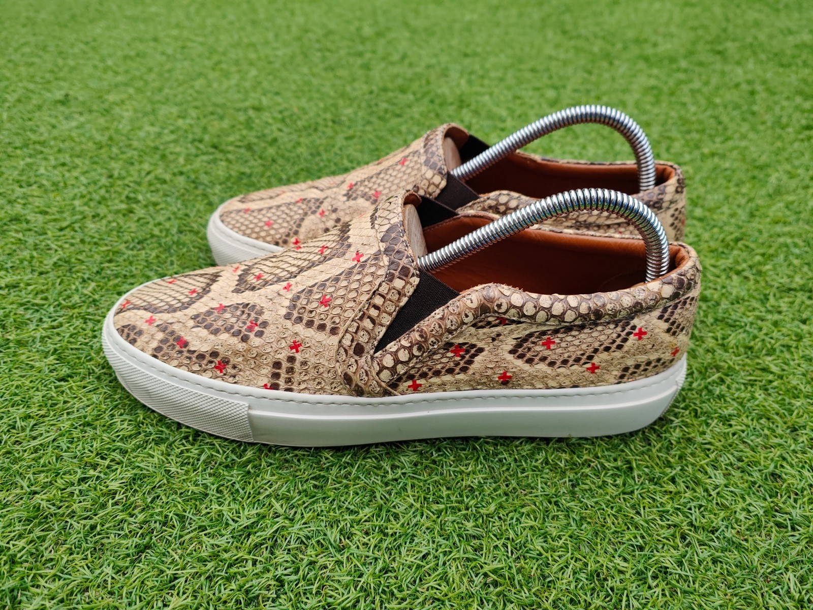 Givenchy python leather skate slip on sneaker, si… - image 4