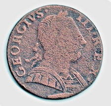 Fine 1775 Evasion Half Penny