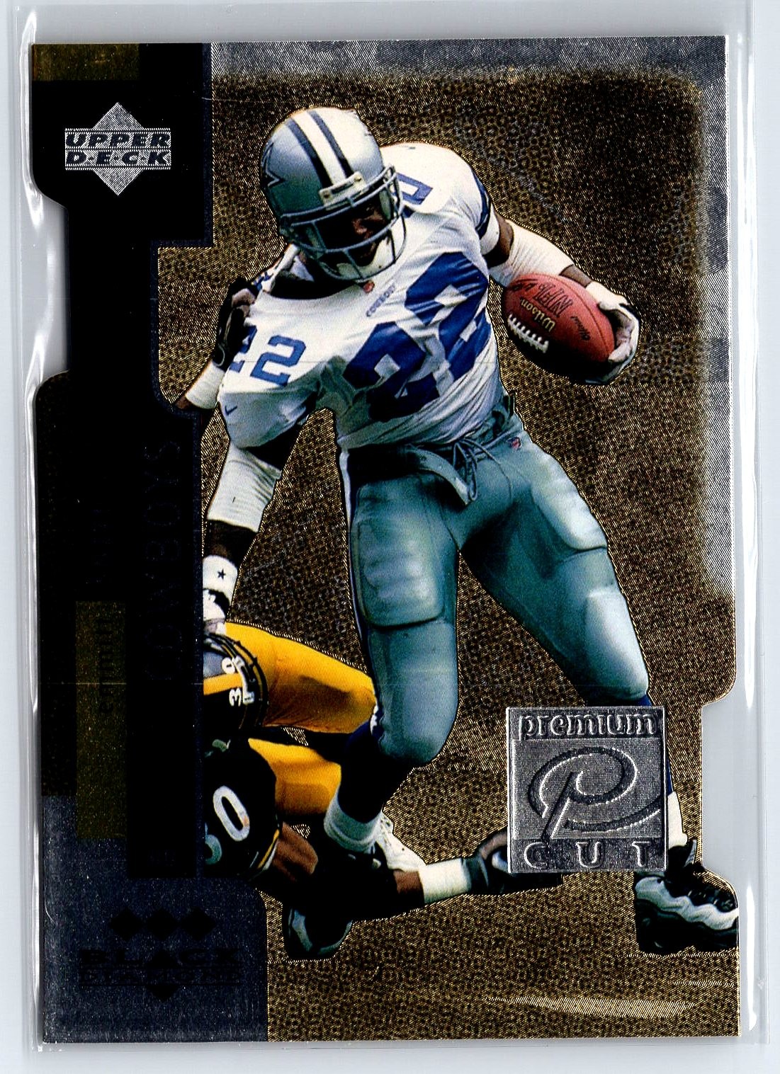 1998 Upper Deck Black Diamond Premium Cut Triple #PC22 Emmitt Smith