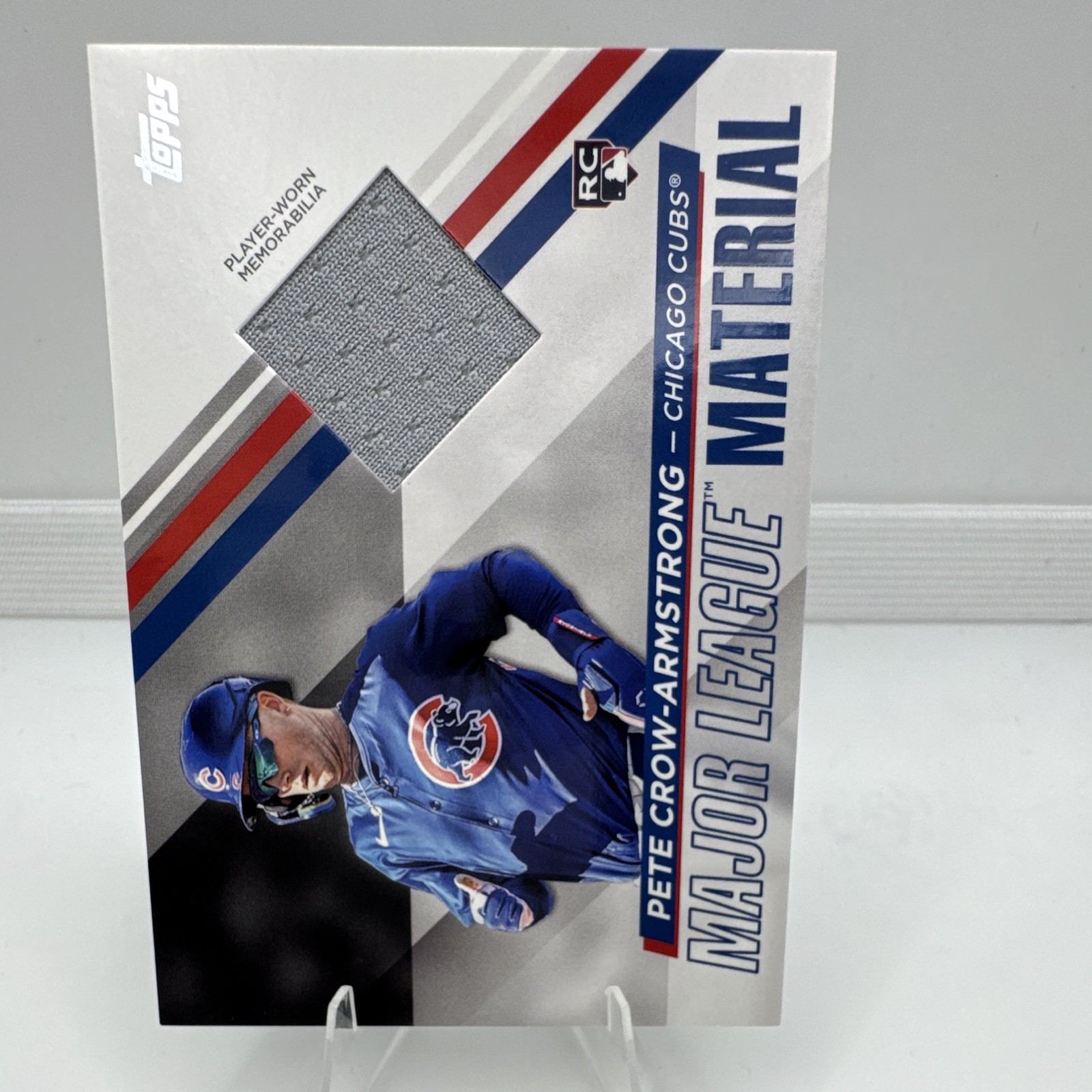 Topps 2024 Major League Material Relic Pete Crow-Armstrong RC Cubs MLMU-PC