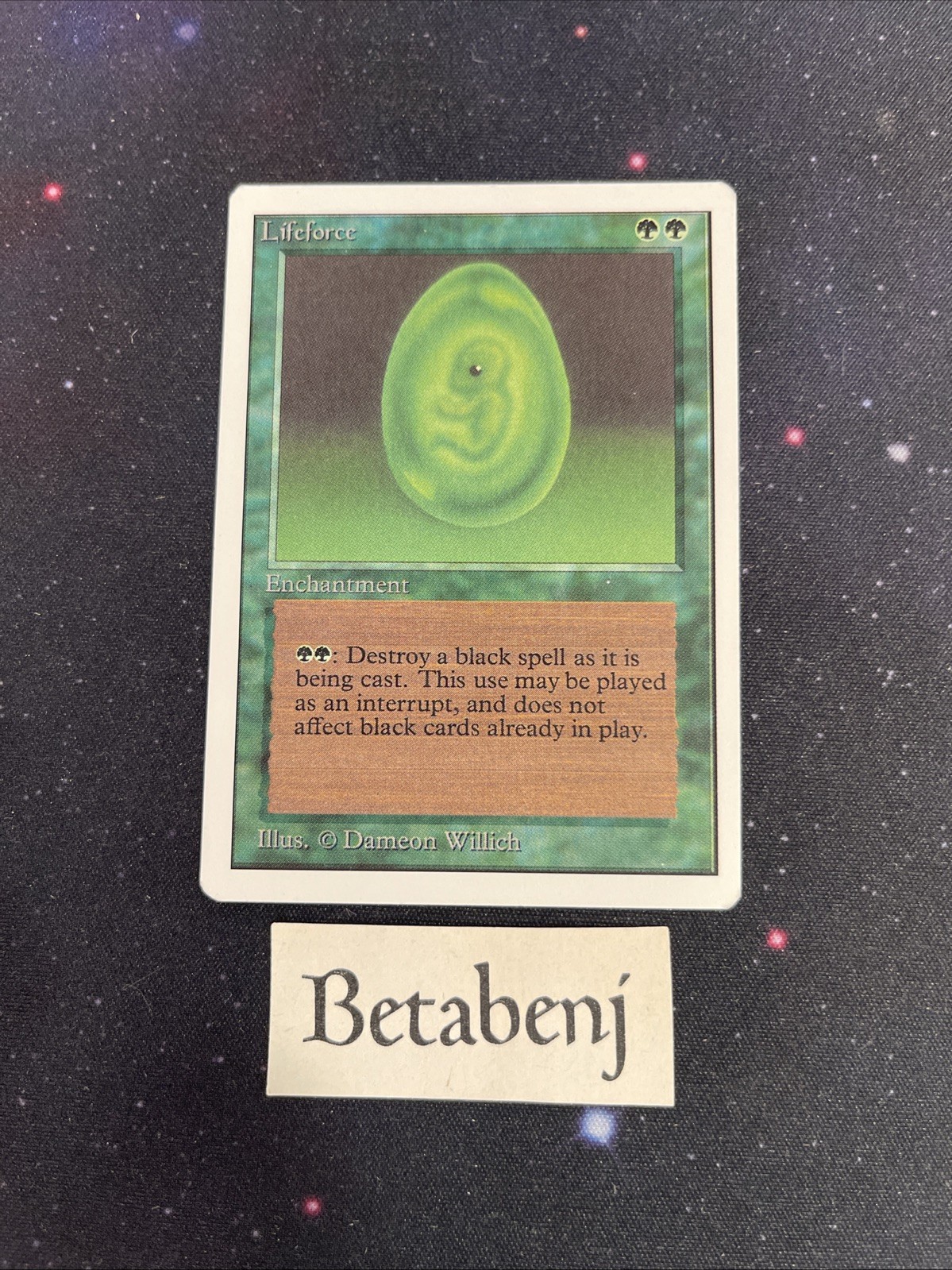 1x MTG Unlimited Lifeforce from Estate Collection