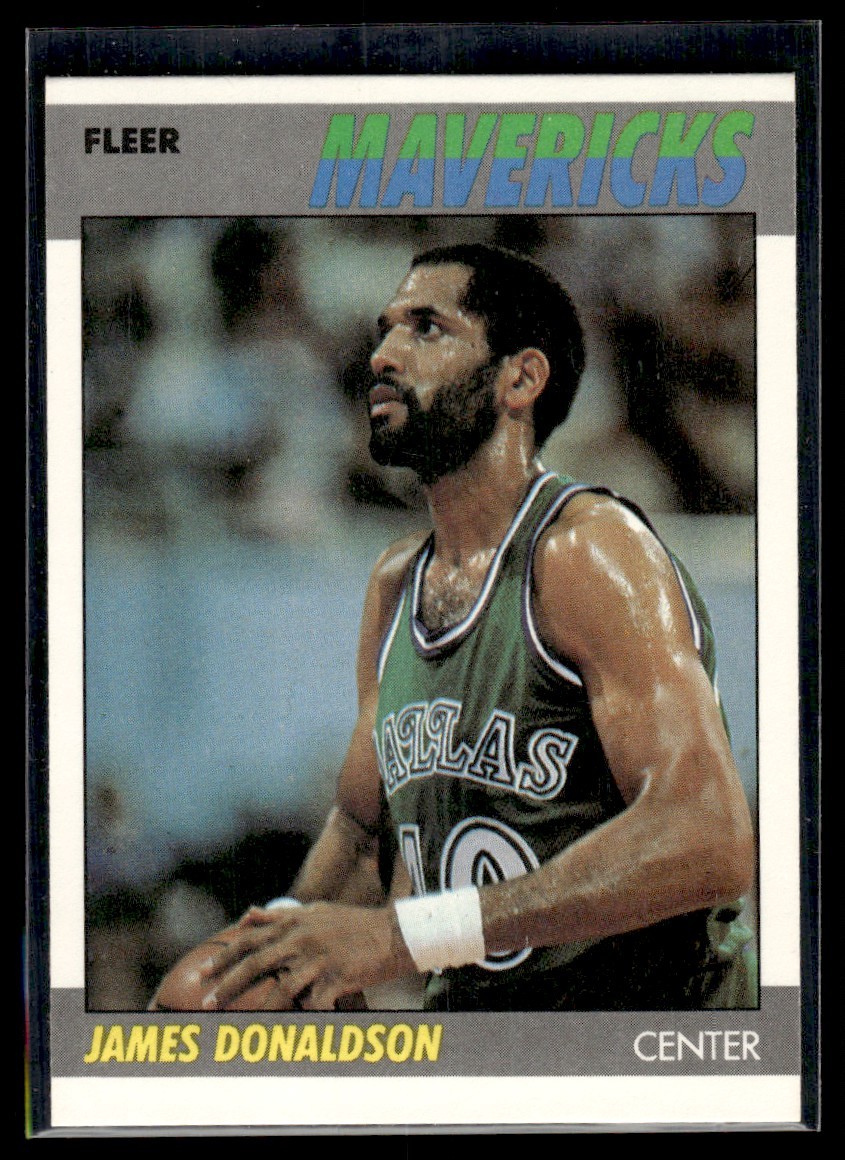 1987-88 Fleer James Donaldson Dallas Mavericks #28