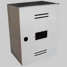 CASSETTA PER CONTATORE GAS PREVERNICIATA BIANCA  600 x 400 x 250     MADE IN ...
