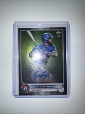 2022 Topps Chrome - Rookie Autographs #RA-YH Yonny Hernandez (AU, RC)