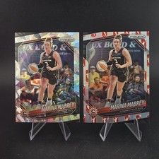 2025 Panini Prizm WNBA Logo Prizm & Cracked Ice Marina Mabrey #18 Sun