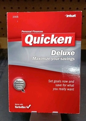 Intuit Quicken Deluxe 2009 - Windows XP/Vista ONLY, NOT for Windows 10 or 11 NEW