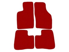 Fußmatten, Autoteppiche für Opel Vectra A 1988-1995, Rot x14 Rand
