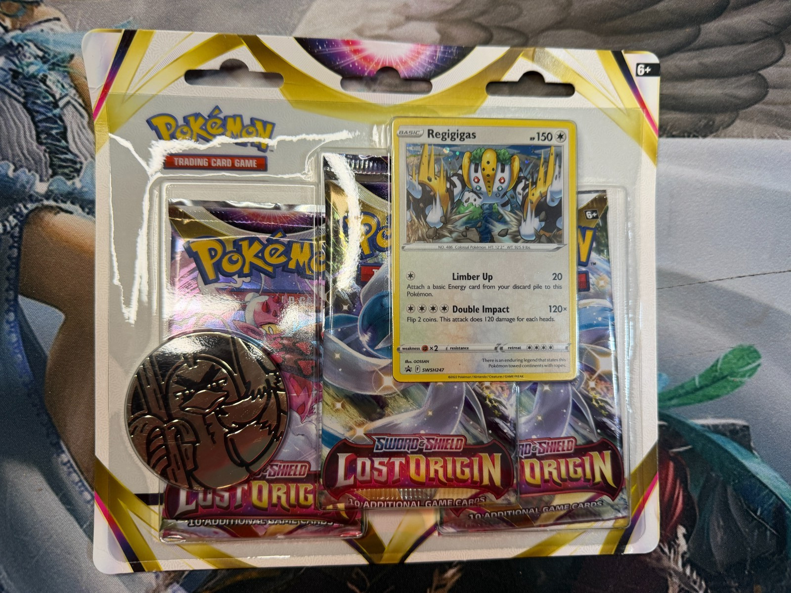 Pokemon - Sword & Shield "Lost Origin" Sealed Booster 3-Pack X1
