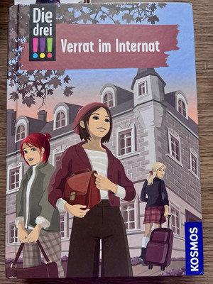 KOSMOS Die drei !!! Verrat im Internat gebunden Deutsch Detektivroman 9-12