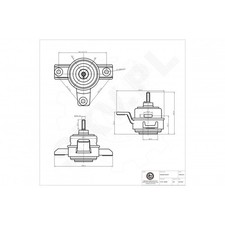 Support moteur Hyundai IX55