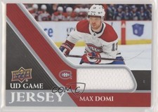 2020-21 Upper Deck UD Game Jersey Max Domi #GJ-DO 0cv