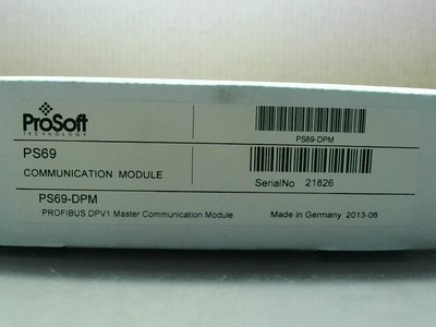ProSoft PS69-DPM PROFIBUS DPV1 Master Network Module for CompactLogix/MicroLo...