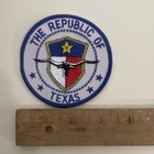 Republic of Texas embroidered sew-on patch; for jackets, jeans, bags, & hats. — photo 3