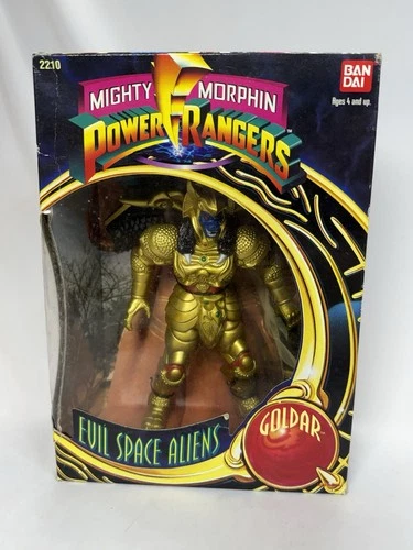 Vintage 1993 Bandai Mighty Morphin Power Rangers GOLDAR Evil Space Aliens NIB