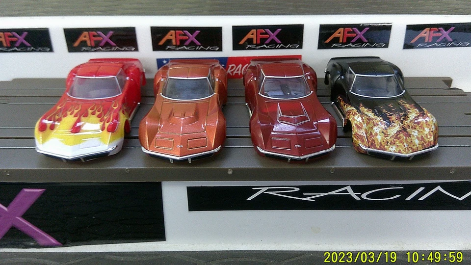 4 AFX RACING H.O. SOLO CARROCERÍAS SLOT ESCALA CHEVROLET CORVETTE NUEVAS VER DESCRIPCIÓN Foto 3 de 4
