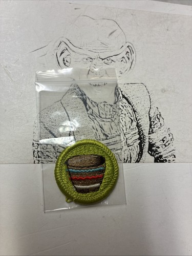 Vintage BSA Boy Scout Merit Badge Patch: Basketry