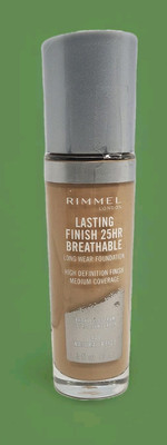 Rimmel Lasting Finish 25hr Breathable Foundation 400 Natural Beige 1oz New!!!