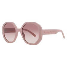 Marc Jacobs Brown Gradient Geometric Ladies Sunglasses MARC 659/S 035J/HA 53