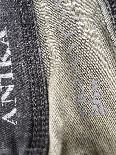 Jeans Burberry Brit Anika Nero Punk Biker Moto Moto Donna 26 - Foto 15 di 20