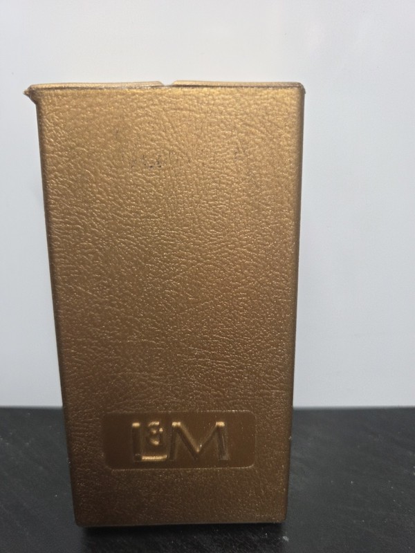 Vintage L&M Gold Cigarette Case Plastic