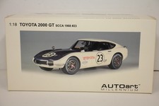 1/18 AUTOART TOYOTA 2000GT SCCA 1968 #23 , NEW , 86815